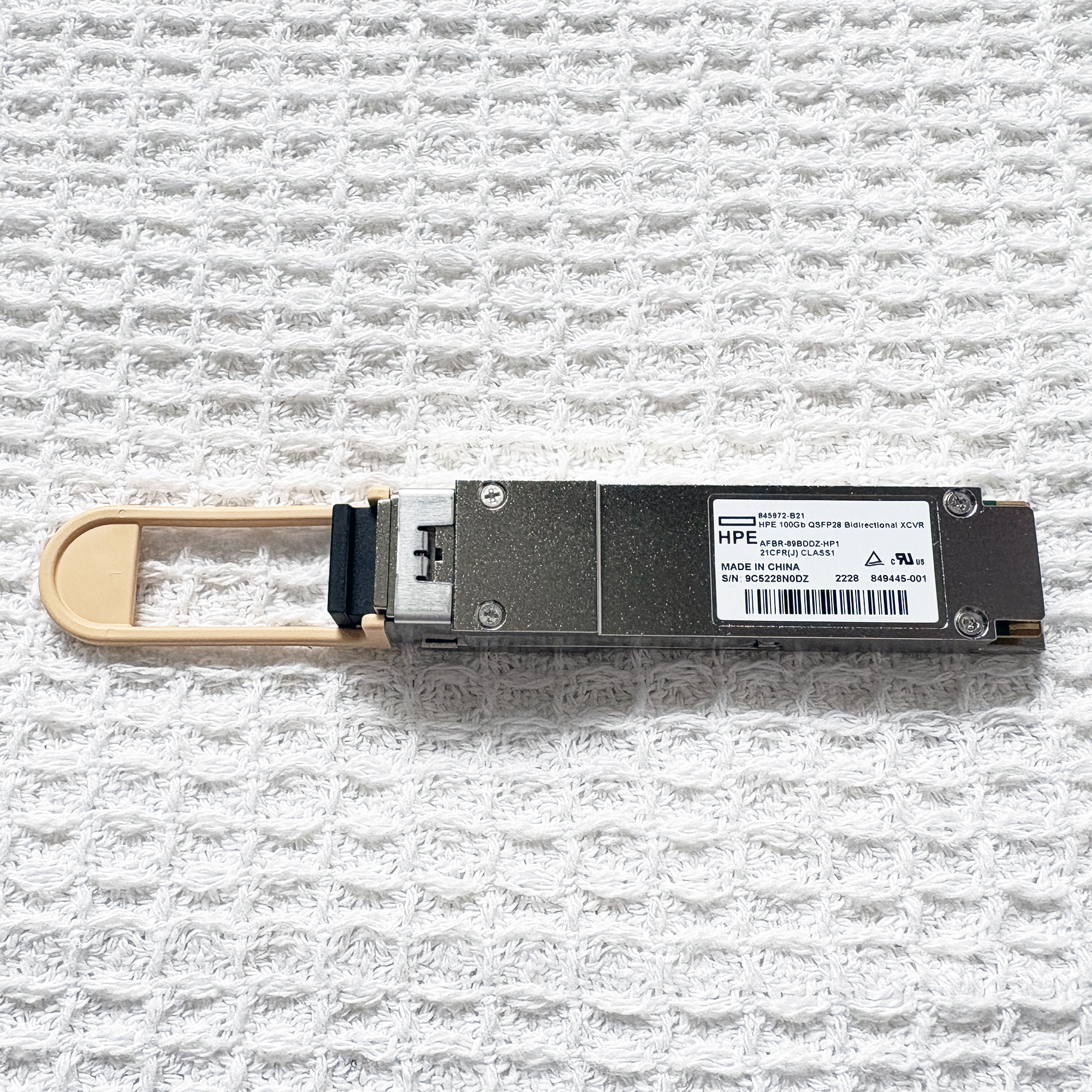 HPE 845972-B21 100GB QSFP28 850nm/900nm 150m Bidirectional Transceiver