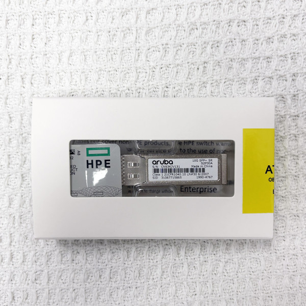 HPE Aruba S2P30A 10G SR SFP+ LC 400m OM4 MMF C-Class Transceiver