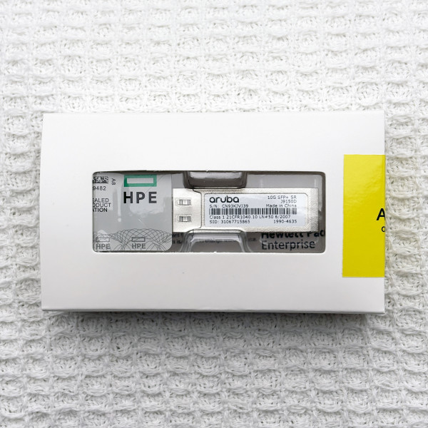 HPE Aruba J9150D 10G SFP+ LC SR 300m MMF Transceiver