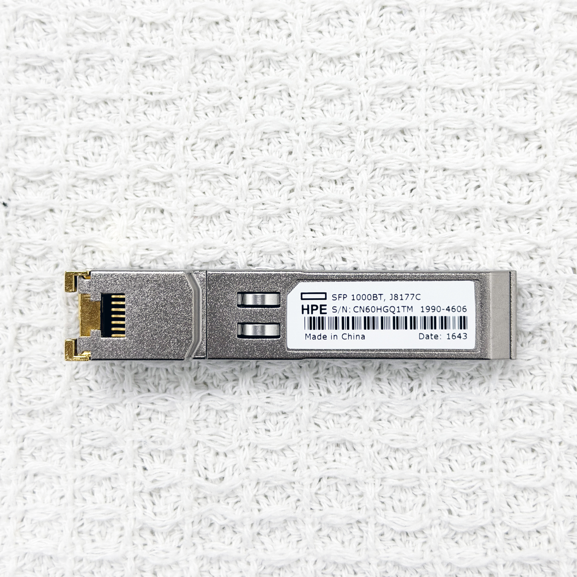 HPE J8177C X121 1G SFP RJ45 T 100m Transceiver