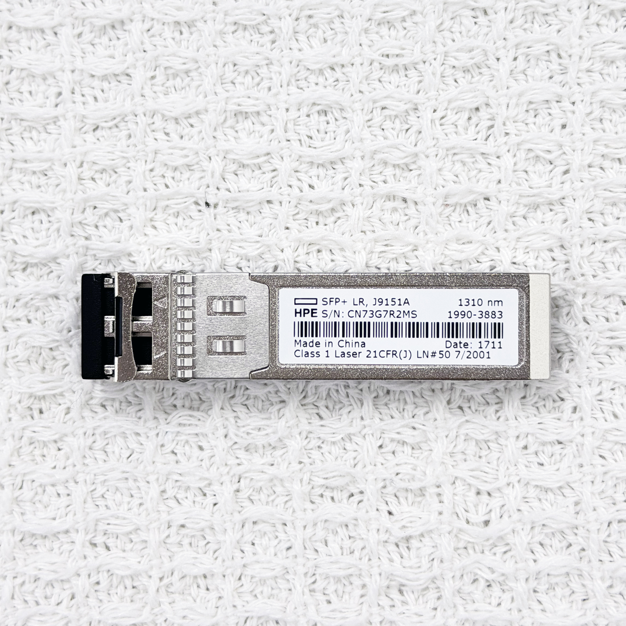 HPE J9151A X132 10G SFP+ LC LR 10km SMF Transceiver