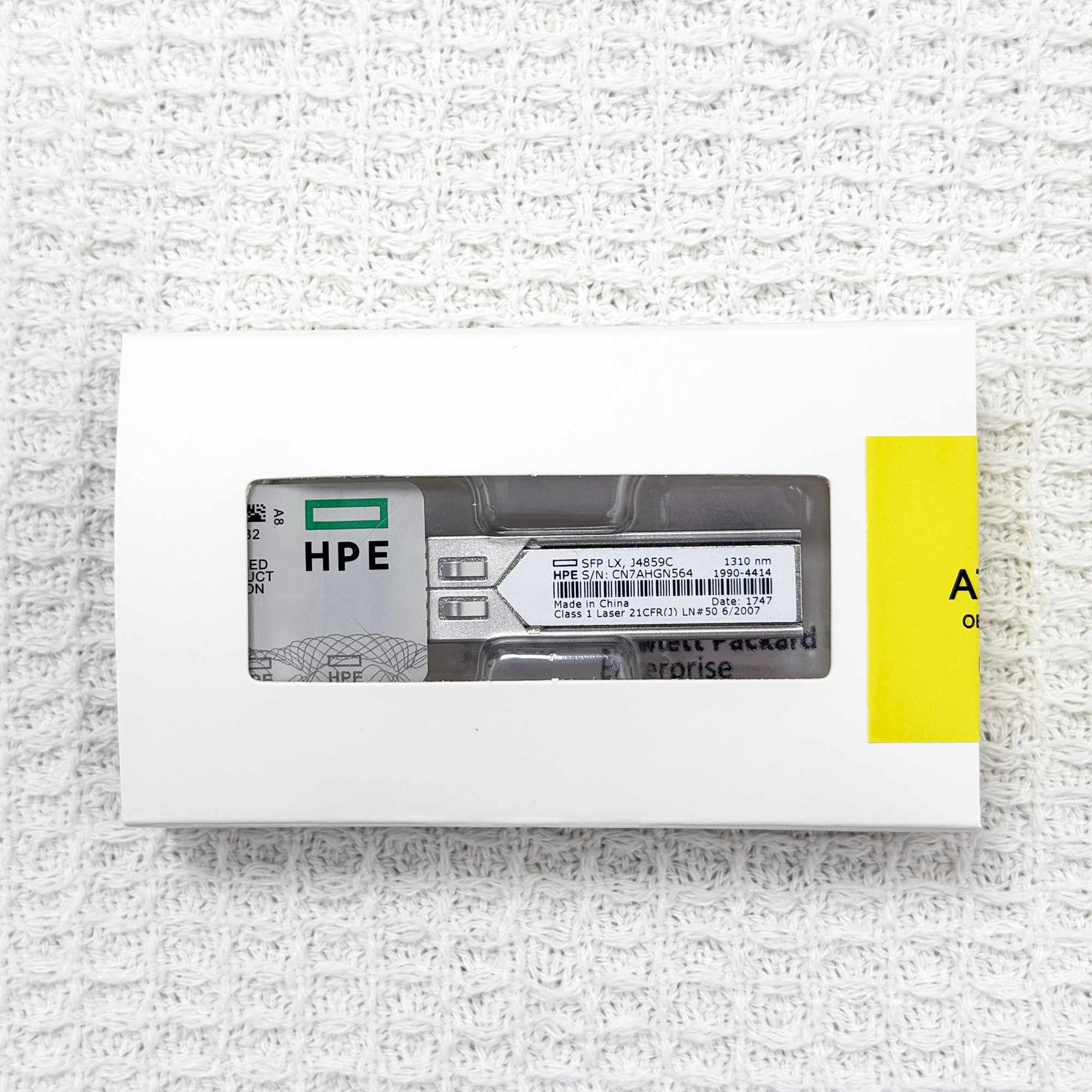 HPE J4859C X121 1G SFP LC LX 10km SMF Transceiver