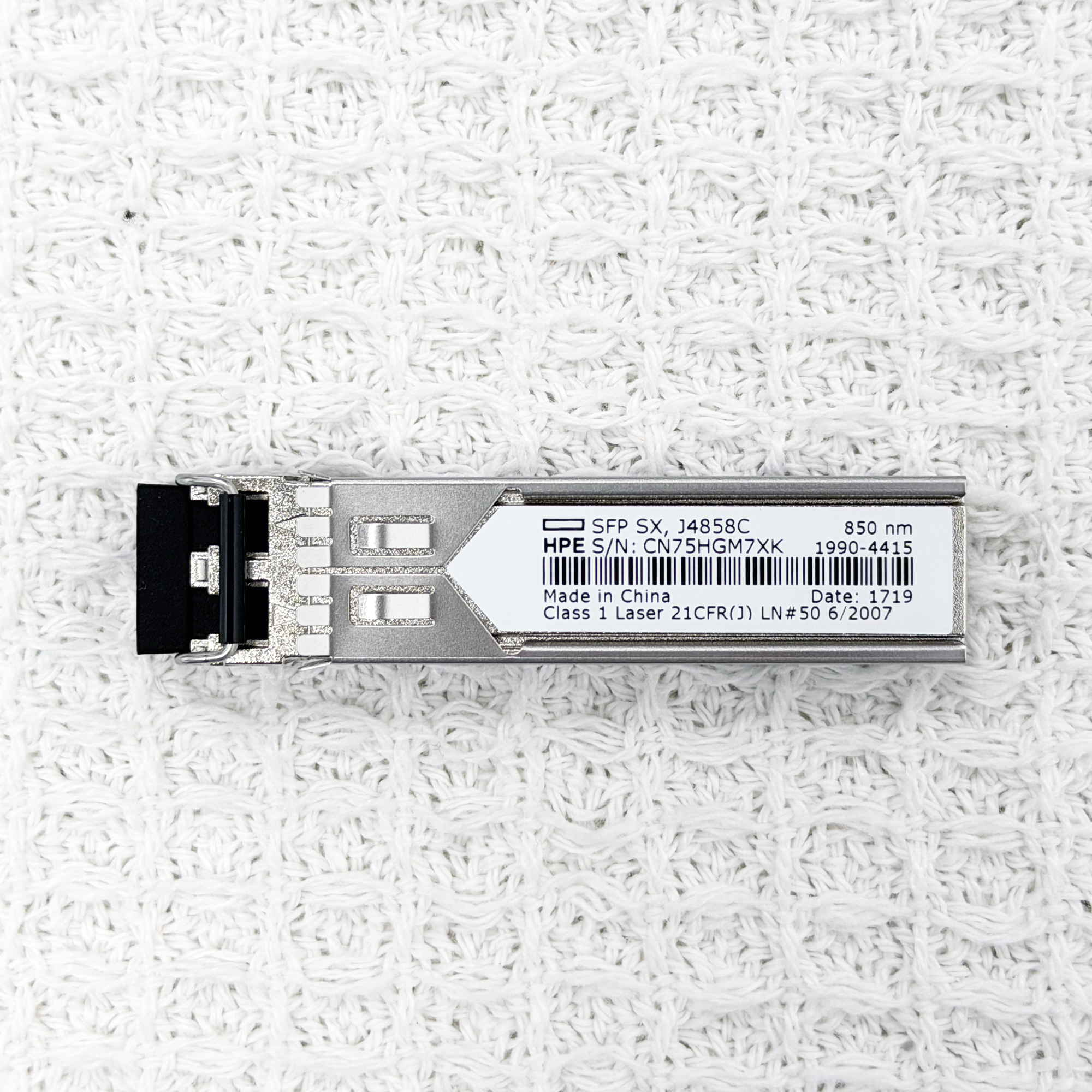 HPE J4858C X121 1G SFP LC SX 500m MMF Transceiver