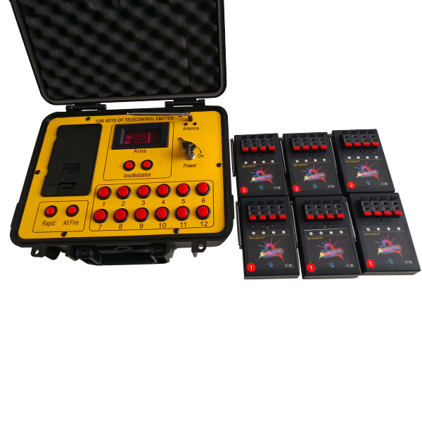 Shipping From USA Bilusocn 500M distance+24 Cues Fireworks Firing