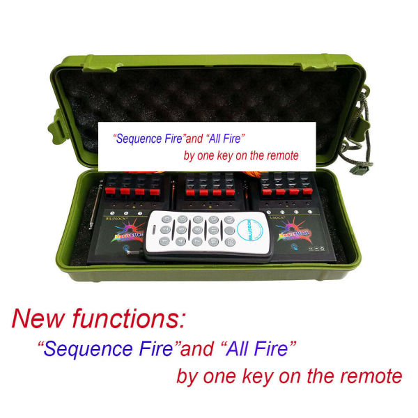 12CH Wireless Fireworks Firing System New remote function 4th of July display