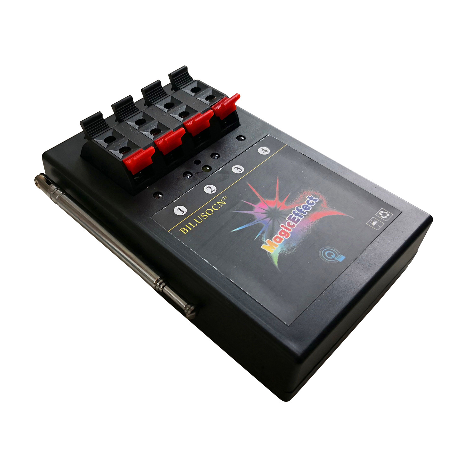 Bilusocn 300M distance+48 Cues Fireworks Firing System ABS Waterproof