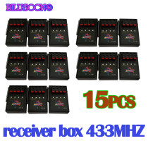 15 PCS 4 cues receiver box 433MHZ for fireworks firing system