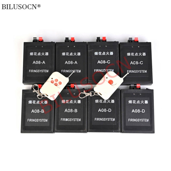 Bilusocn 8cues fireworks firing system+salvo fire+Multi-function remot+Free shipping