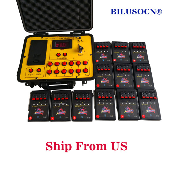 Shipping From USA Bilusocn 500M distance+48 Cues Fireworks Firing