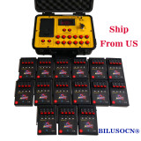 Shipping From USA Bilusocn 500M distance+60 Cues Fireworks Firing System ABS Waterproof Case remote Control Equipment
