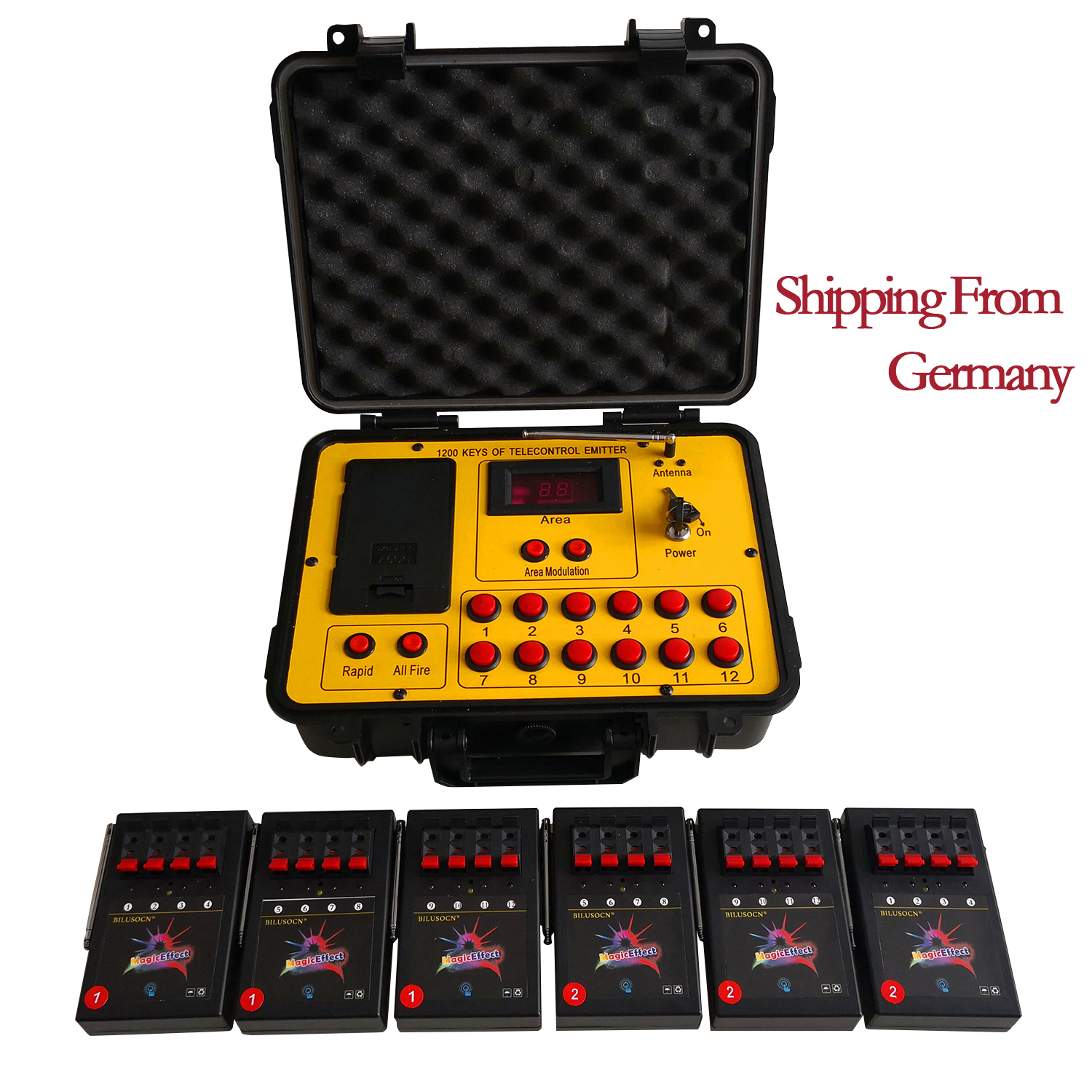 thumbnail image 2 of 12-Cue Wireless Firework Firing System With Remote And 3 Receivers – Celebrate 2 of 2