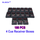 100 pcs 4 cues receiver box ,work with BILUSOCN 1200 cues transimitter