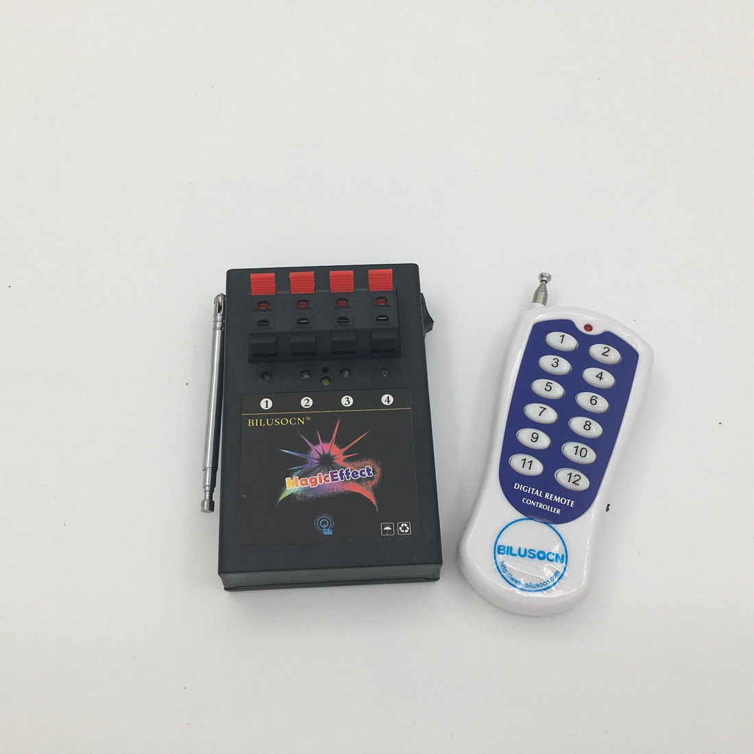 BILUSOCN 10 pcs 4 channel fireworks firing system+wireless pyrotechnic equipment