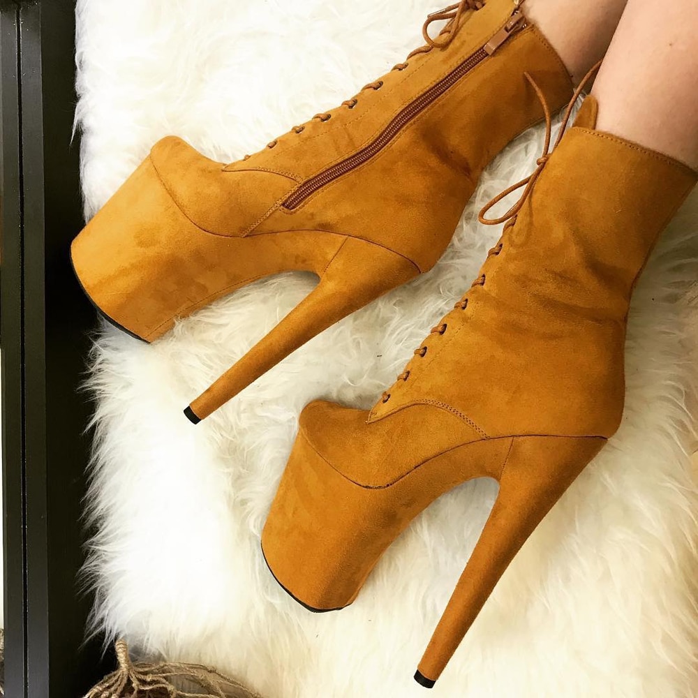 pole dance ankle boots