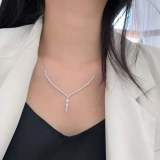 V-Shaped Diamond Necklace