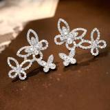 Graff Butterfly Diamond Stud Earrings