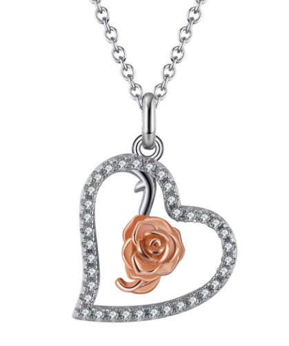 925 Sterling Silver Necklace with AAAA CZ
