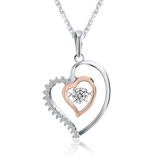 925 Sterling Silver  Necklace with AAAA CZ