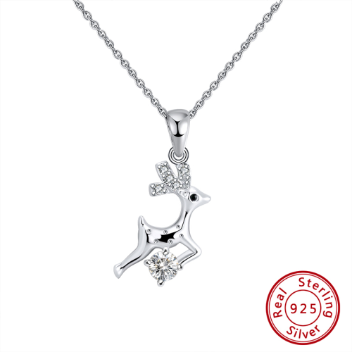 925 Sterling Silver  Necklace with AAA CZ