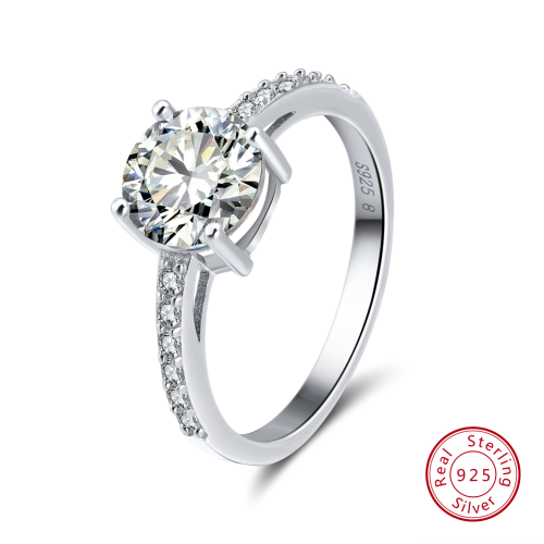 S925 Sterling silver Ring with AAAA CZ