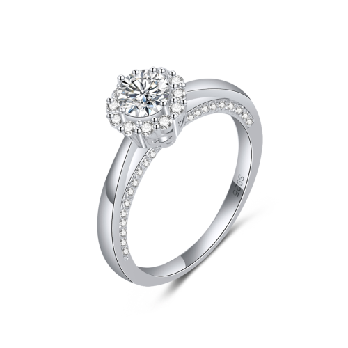 S925 Sterling Silver Ring with AAAA CZ