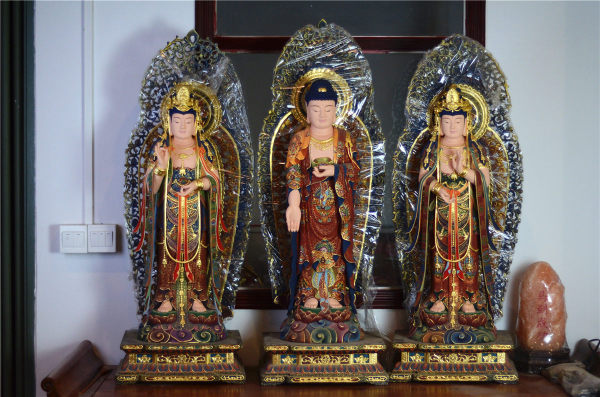 東方三聖古彩/三尺六/108cm