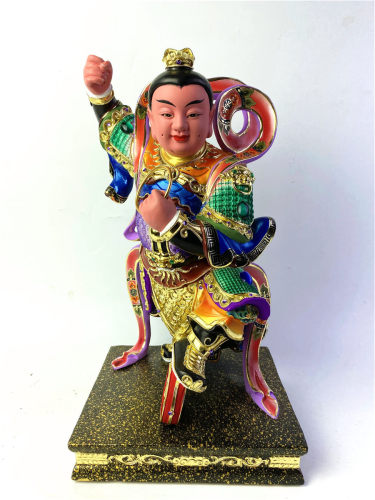 單輪中壇元帥哪吒/三太子粉綫/珍珠漆/尺三