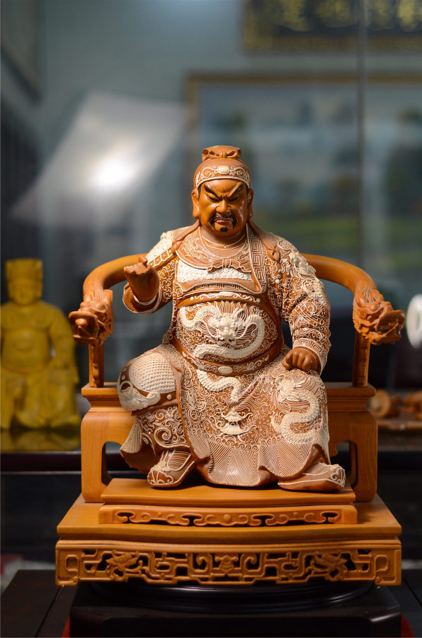 拖椅關公/關聖帝君/白身/一尺/尺三/尺六/12寸/16寸/19寸