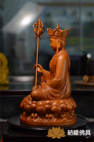 地藏王菩薩/婆娑三聖/錦雕/二度/尺三/16寸
