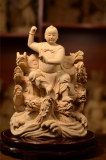 九龍中壇元帥哪吒/三太子/錦雕/白身/一尺/12寸