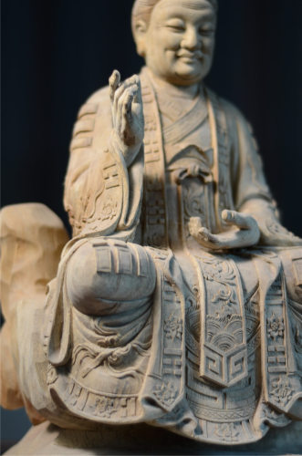 三清道祖/錦雕/尺三/16寸