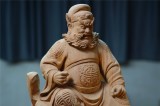 鍾馗/驅魔帝君/錦雕/白身/尺六/19寸