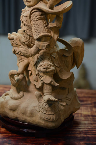 坐山頭玄天上帝/白身/尺三/尺六/16寸/19寸