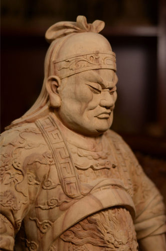 拖椅關公/關聖帝君/白身/2尺2/26寸