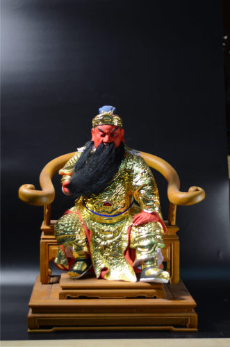 拖椅關公/關聖帝君/白身/一尺/尺三/尺六/12寸/16寸/19寸