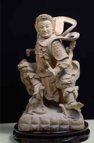坐山頭玄天上帝/白身/尺三/尺六/16寸/19寸