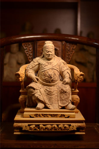 拖椅關公/關聖帝君/白身/一尺/尺三/尺六/12寸/16寸/19寸