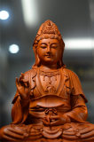 觀音/觀世音菩薩/婆娑三聖/錦雕/二度/尺三/16寸