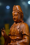 觀音/觀世音菩薩/婆娑三聖/錦雕/二度/尺三/16寸