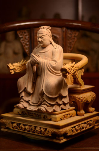 拖椅關公/關聖帝君/白身/一尺/尺三/尺六/12寸/16寸/19寸