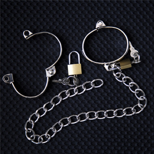 Fun alloy handcuffs with lock