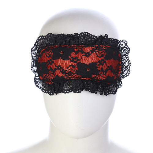 Red Covered lace eye mask