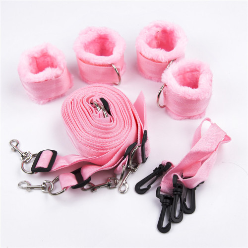 Pink Bondage bed straps