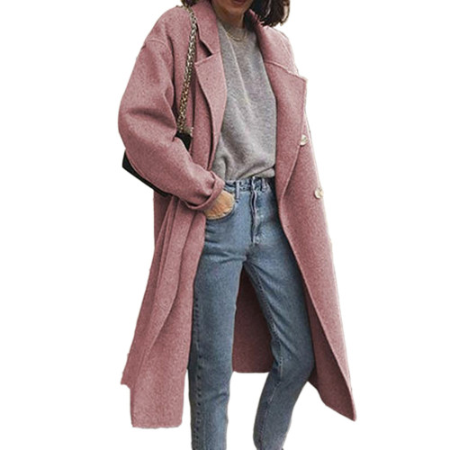 Copy Hot sale windbreaker double-sided woolen coat double-breasted women's clothing