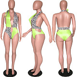 Sexy Backless Patchwork One-pieces Swimwear ARM-8108