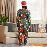 Spandex Body-hugging Long Sleeve Christmas Jumpsuit OSS-20881