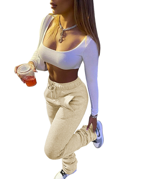 sweat stack pants