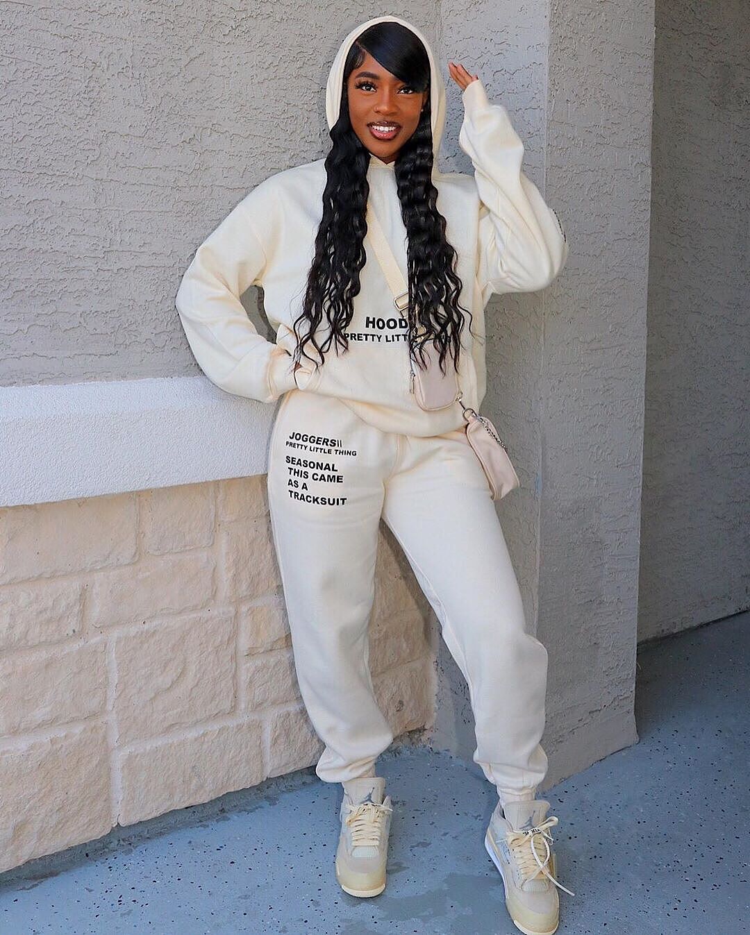 hooded jogger set
