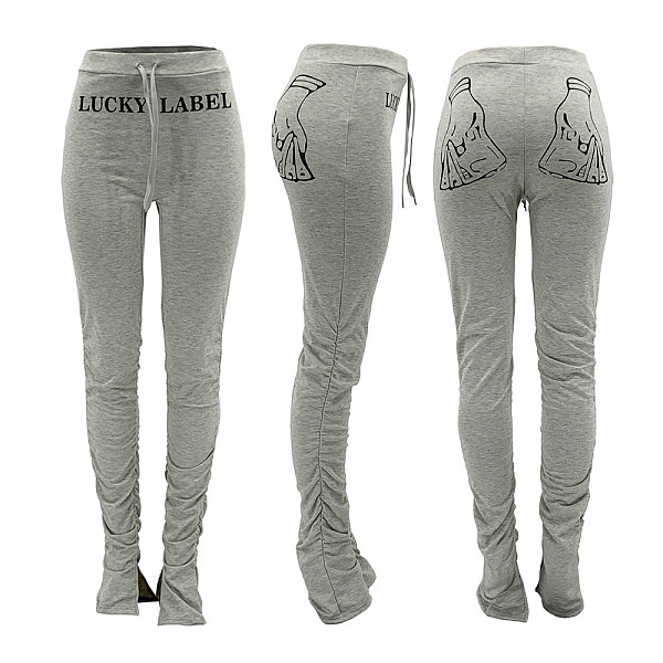 patterned sweatpants