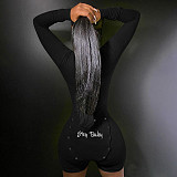 Women's Long-sleeved Skinny Embroidered Pyjamas Onesies ME-764